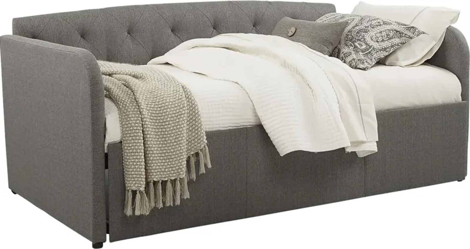 Lanie Gray Tufted Daybed