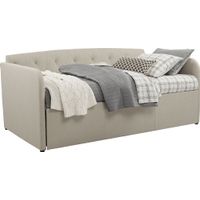 Lanie Beige Tufted Daybed