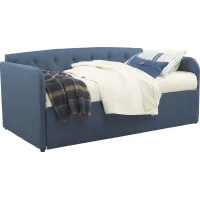 Lanie Blue Tufted Daybed