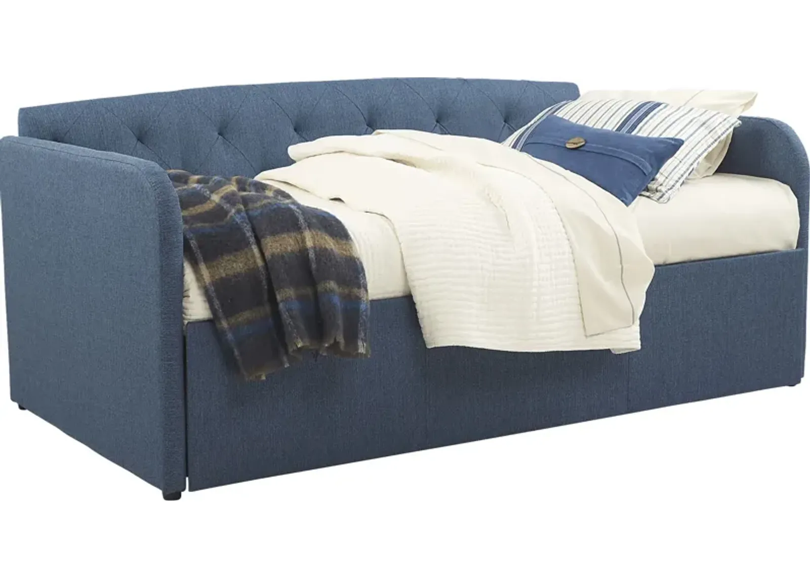 Lanie Blue Tufted Daybed