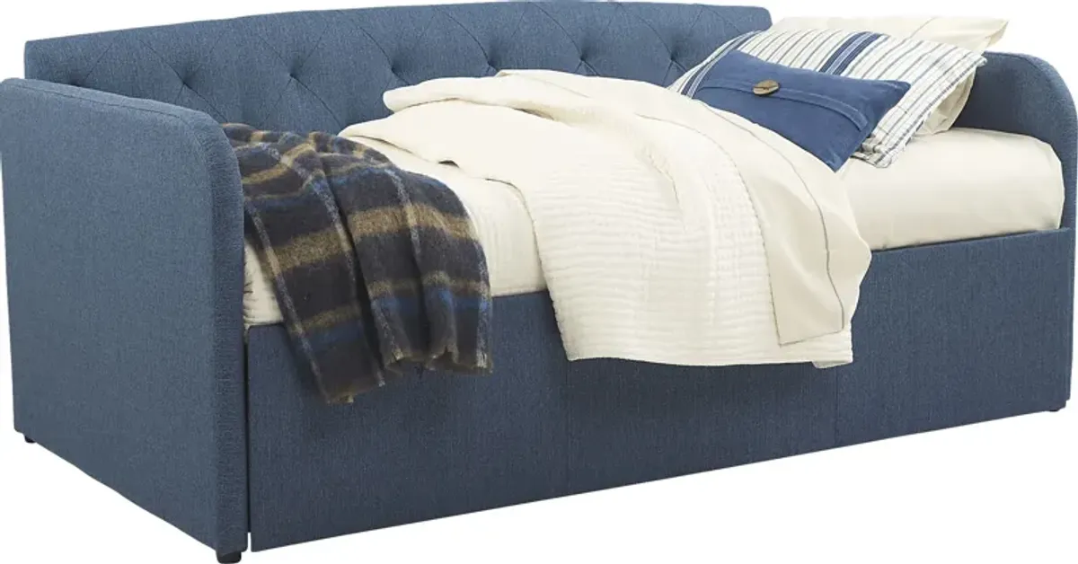 Lanie Blue Tufted Daybed