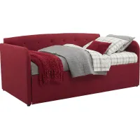 Lanie Red Tufted Daybed
