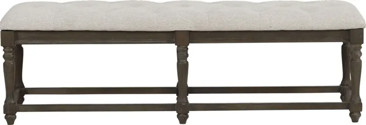 Armitage Dark Brown Bench