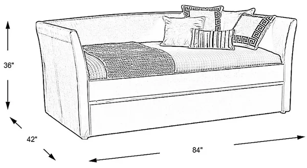 Brianne Brown Daybed with Trundle