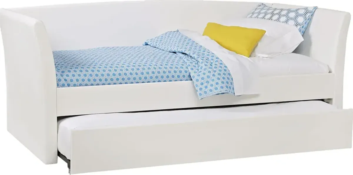 Brianne White Daybed with Trundle