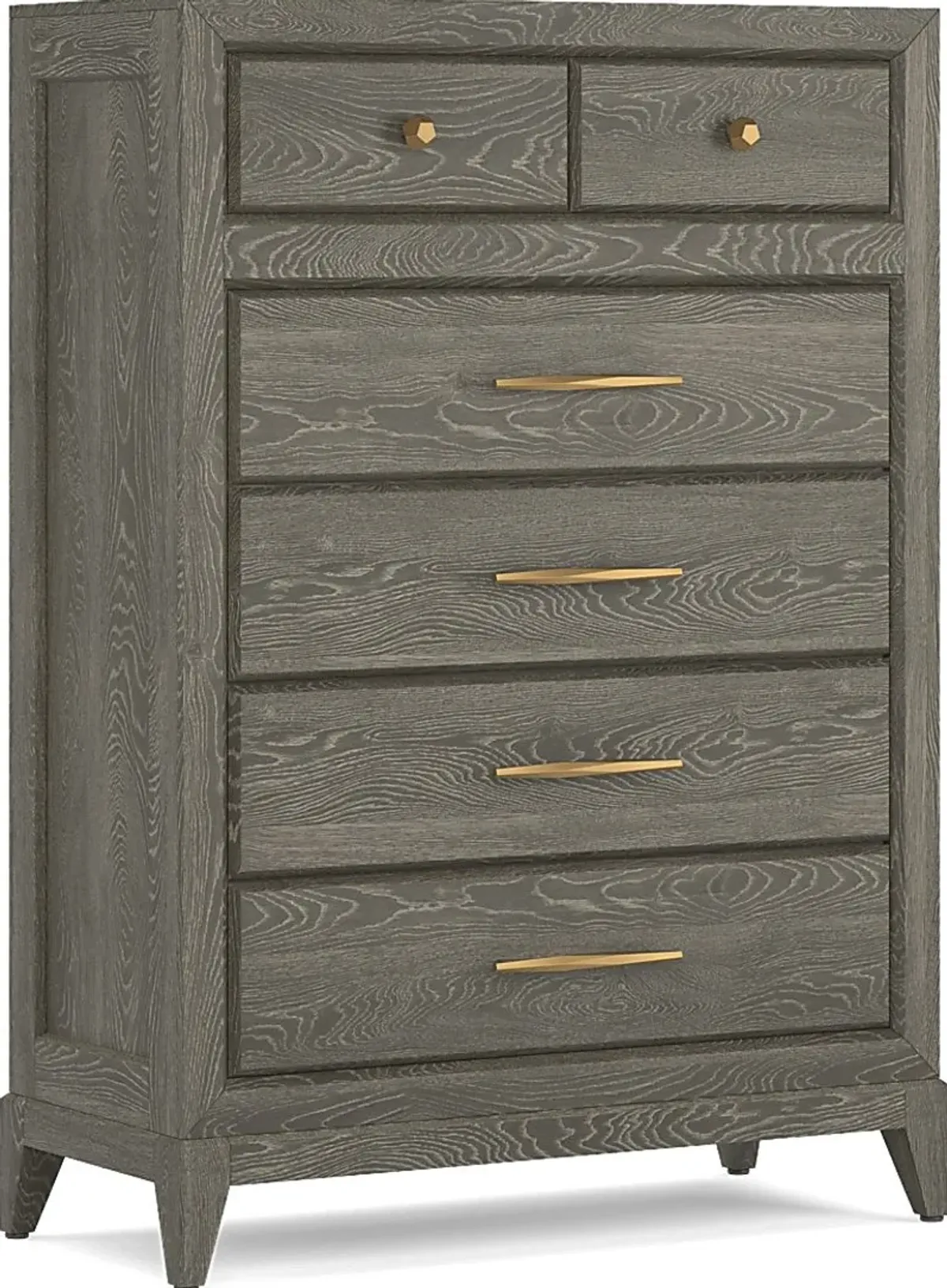 Cindy Crawford Home Kailey Park Charcoal 5 Pc Queen Panel Bedroom