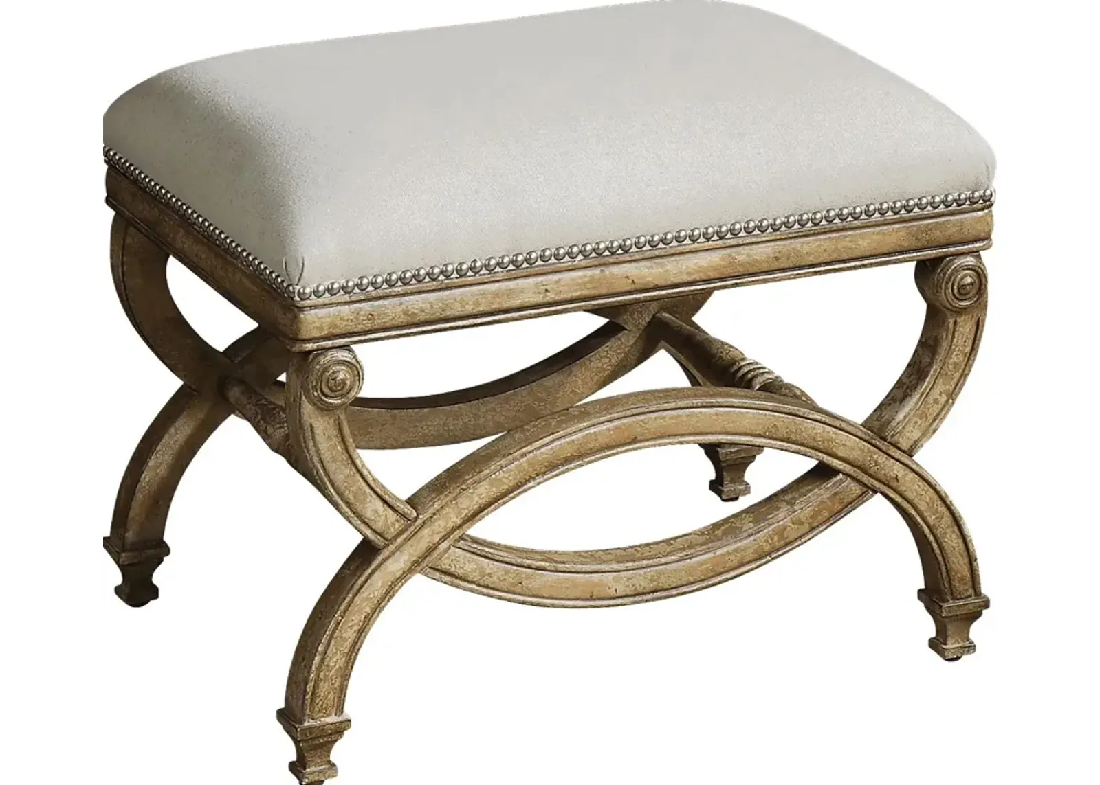 Kinzalow Linen Accent Bench