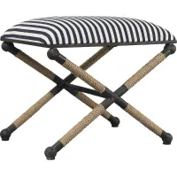 Belsfield Navy Accent Bench