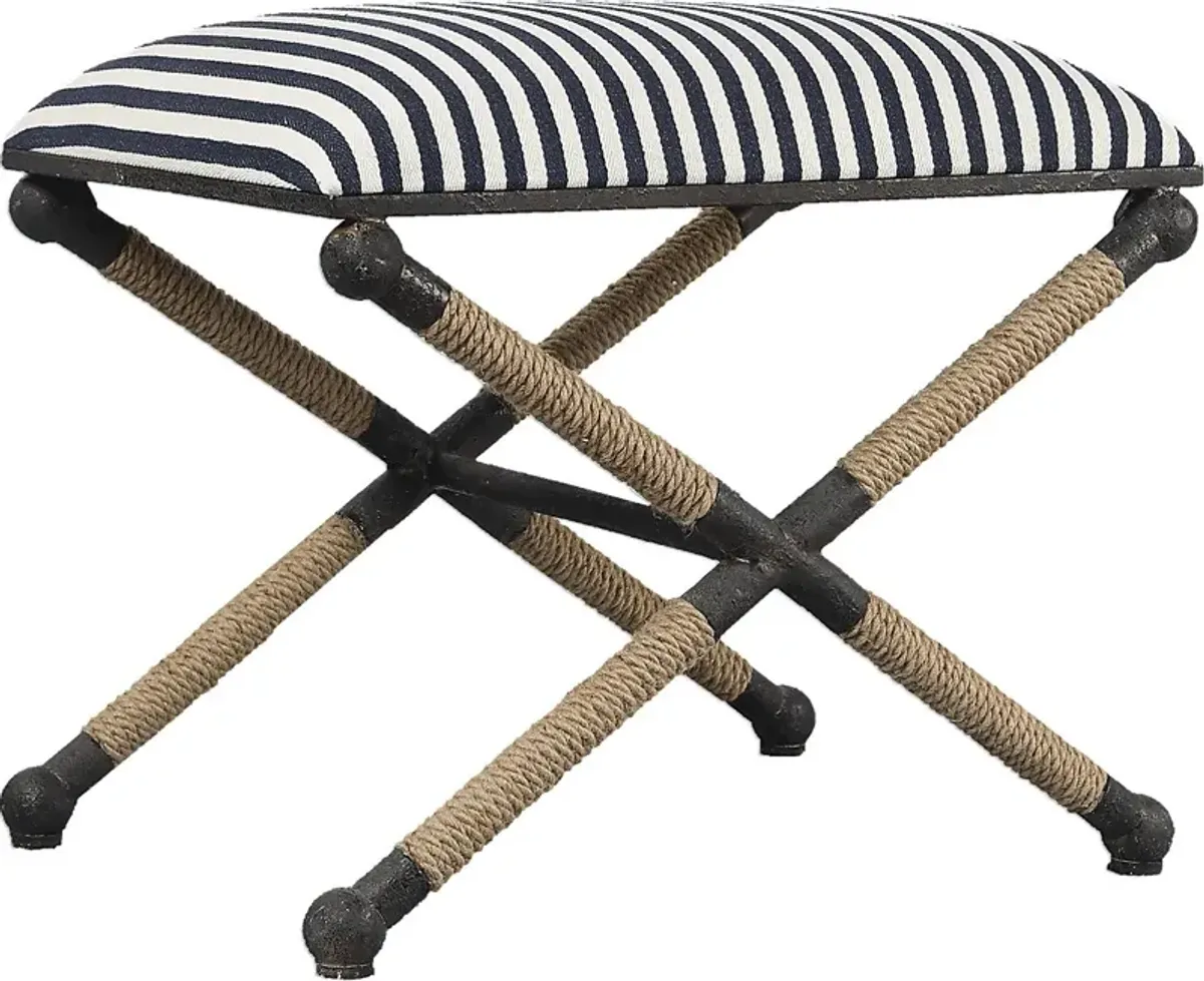 Belsfield Navy Accent Bench