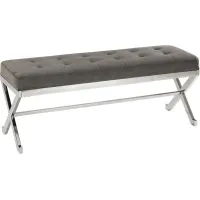 Calthorpe Gray Accent Bench