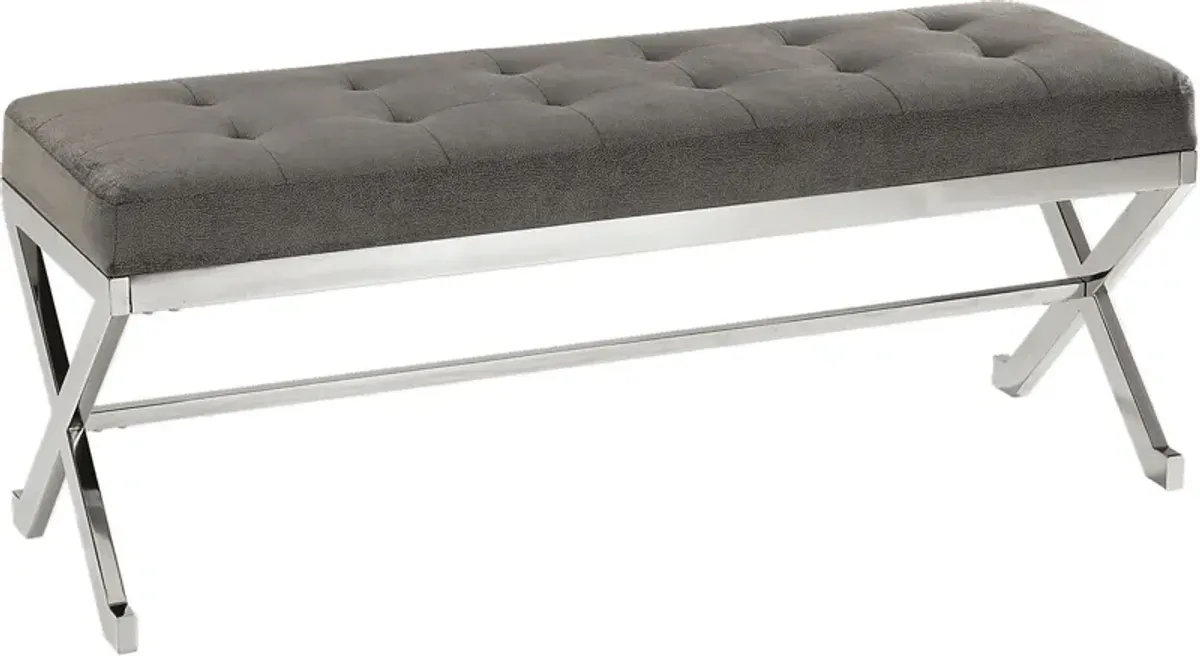 Calthorpe Gray Accent Bench