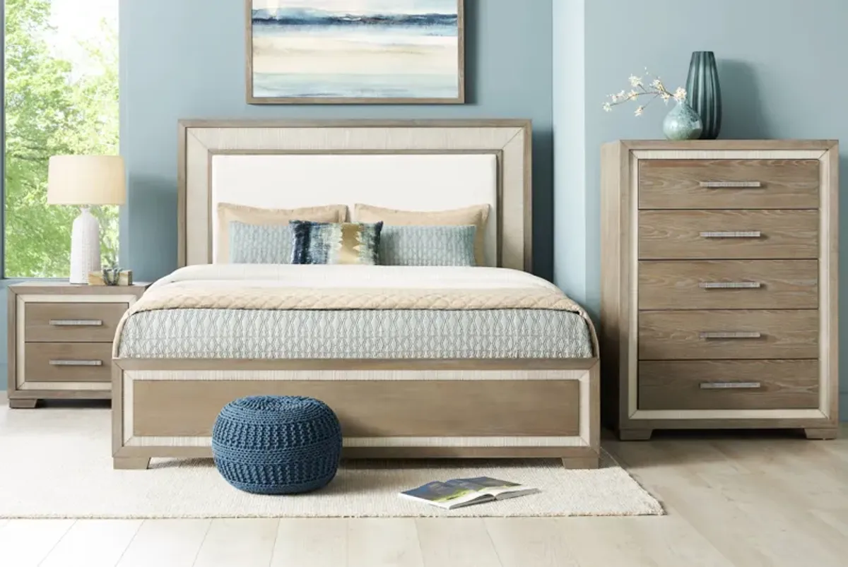 Sand Key Sandstone 5 Pc Queen Upholstered Bedroom