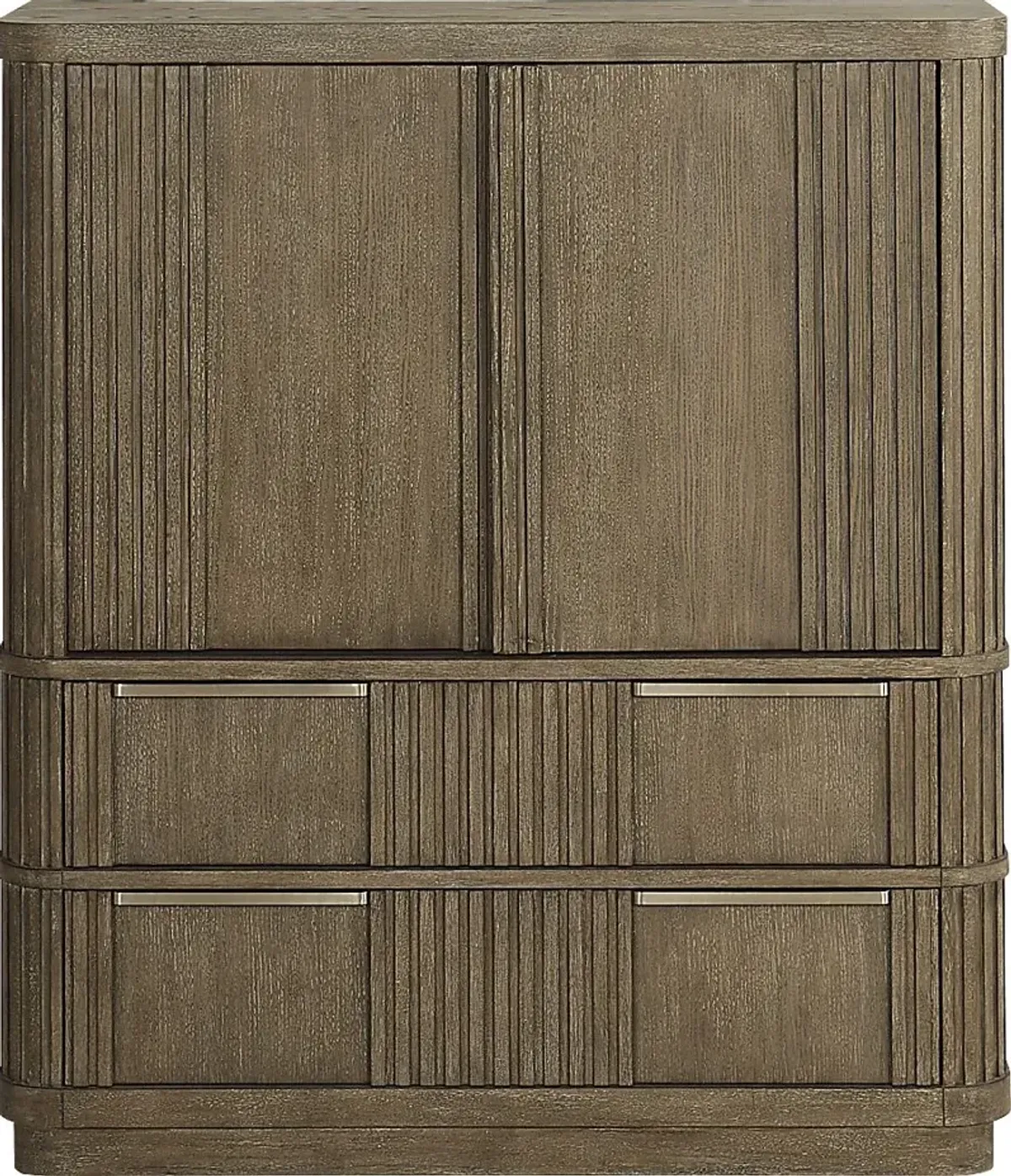 Sausalito Brown 2 Pc Chest