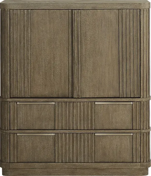 Sausalito Brown 2 Pc Chest