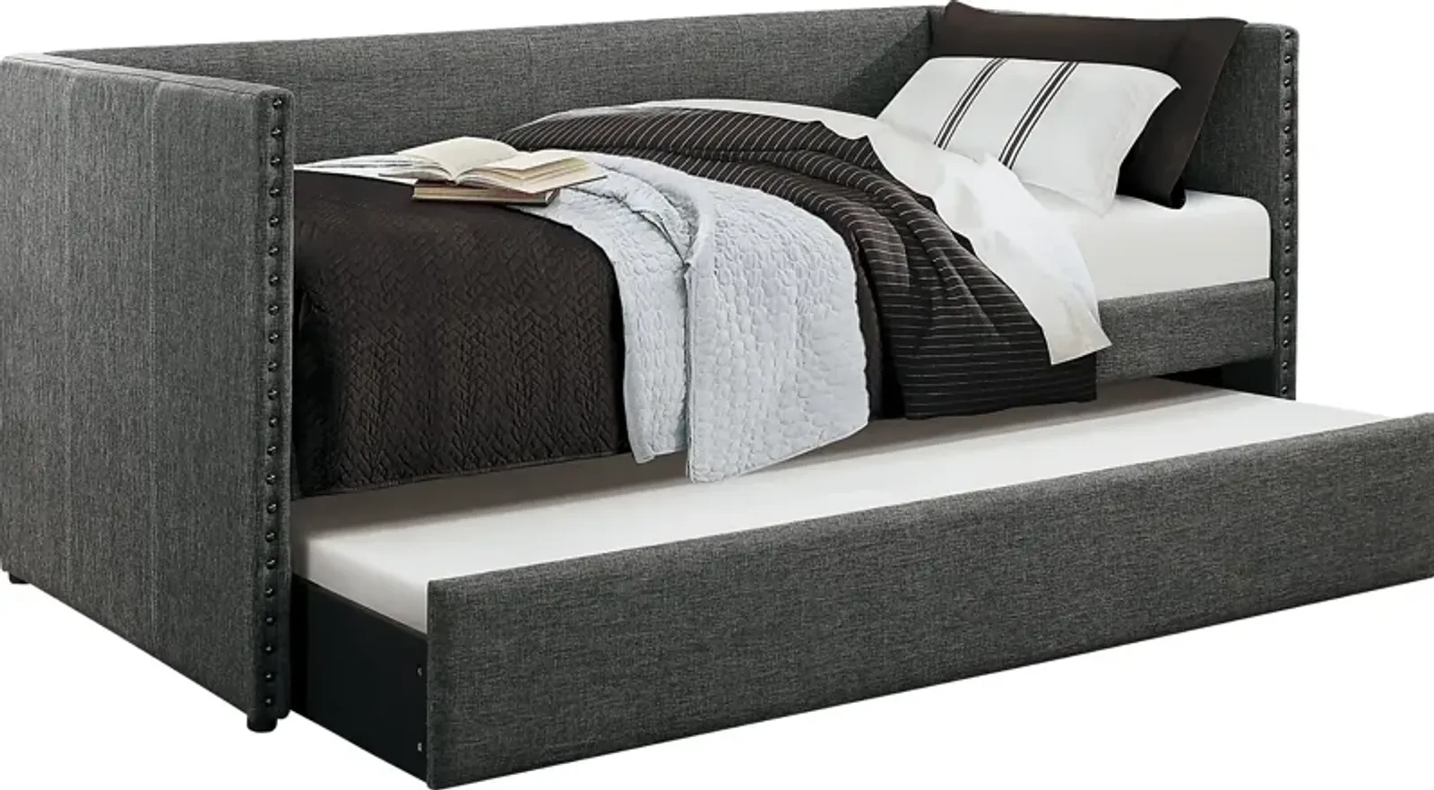 Sanford Way Gray Daybed with Trundle