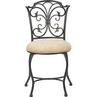 Sparta Beige Vanity Stool