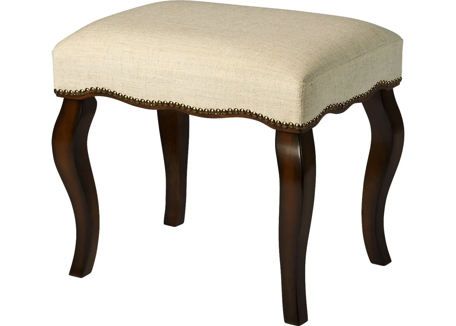 Hamilton Place Cream Vanity Stool