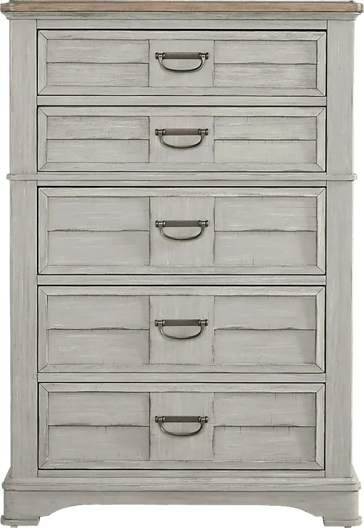 Edisto Bay Gray 5 Pc Queen Panel Bedroom