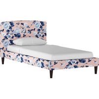 Amery Blue Queen Upholstered Bed