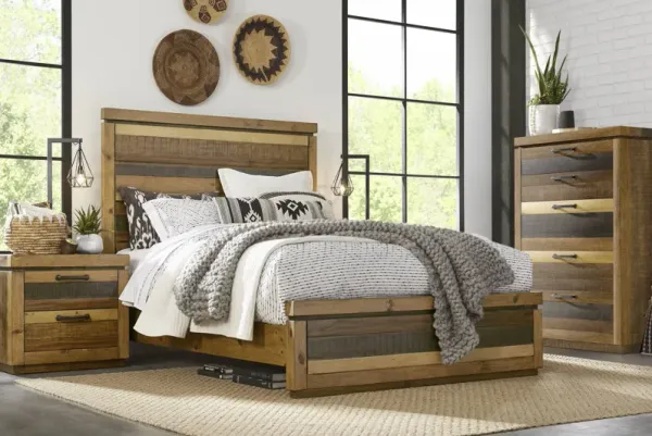 Westover Hills Brown 5 Pc King Panel Bedroom