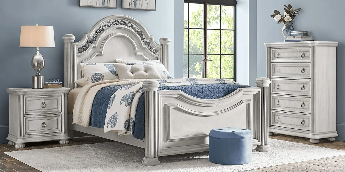 Gallagher Avenue White 5 Pc Queen Panel Bedroom