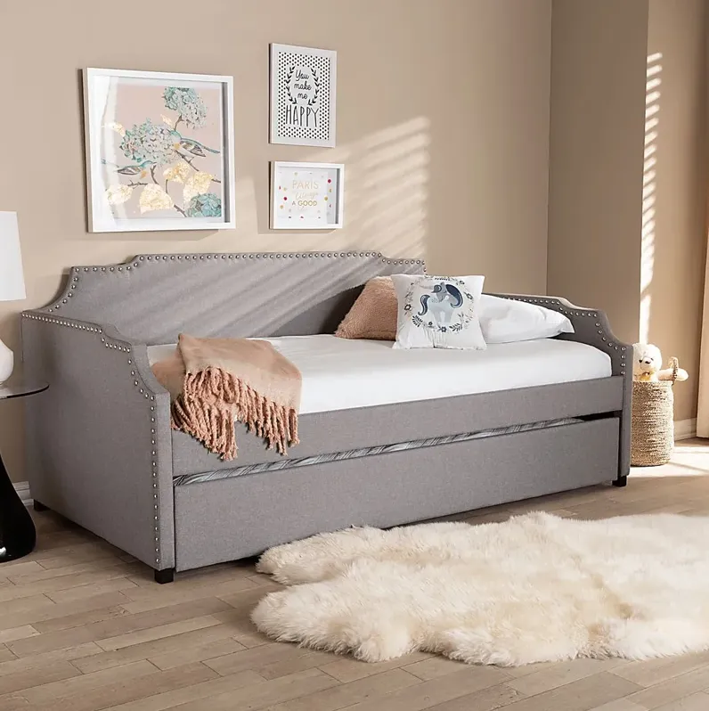 Tynland Gray Daybed with Trundle