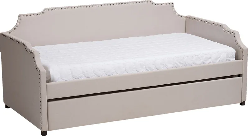 Tynland Beige Daybed with Trundle