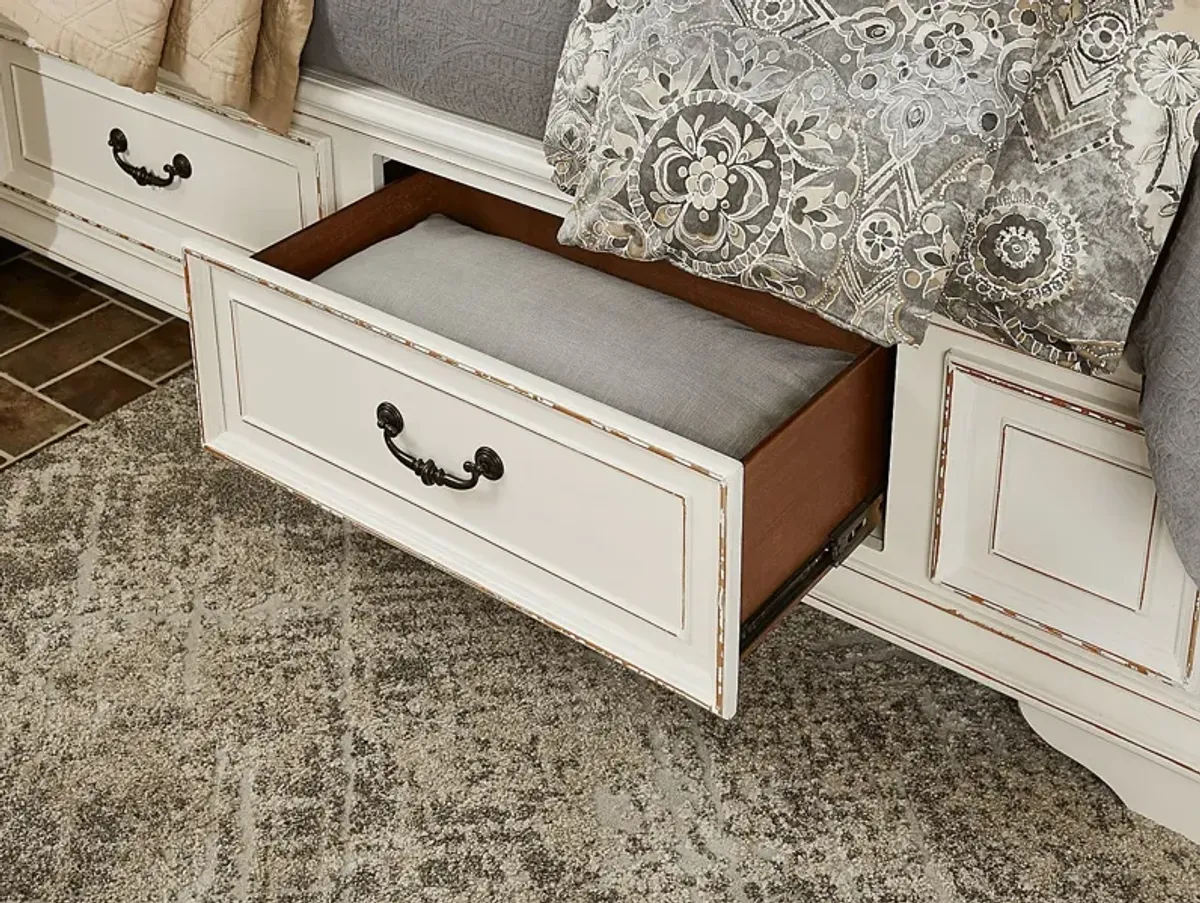 Marien Park White 5 Pc Queen Storage Bedroom