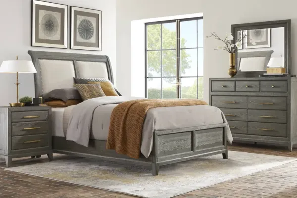 Kailey Park Charcoal 5 Pc Queen Sleigh Bedroom