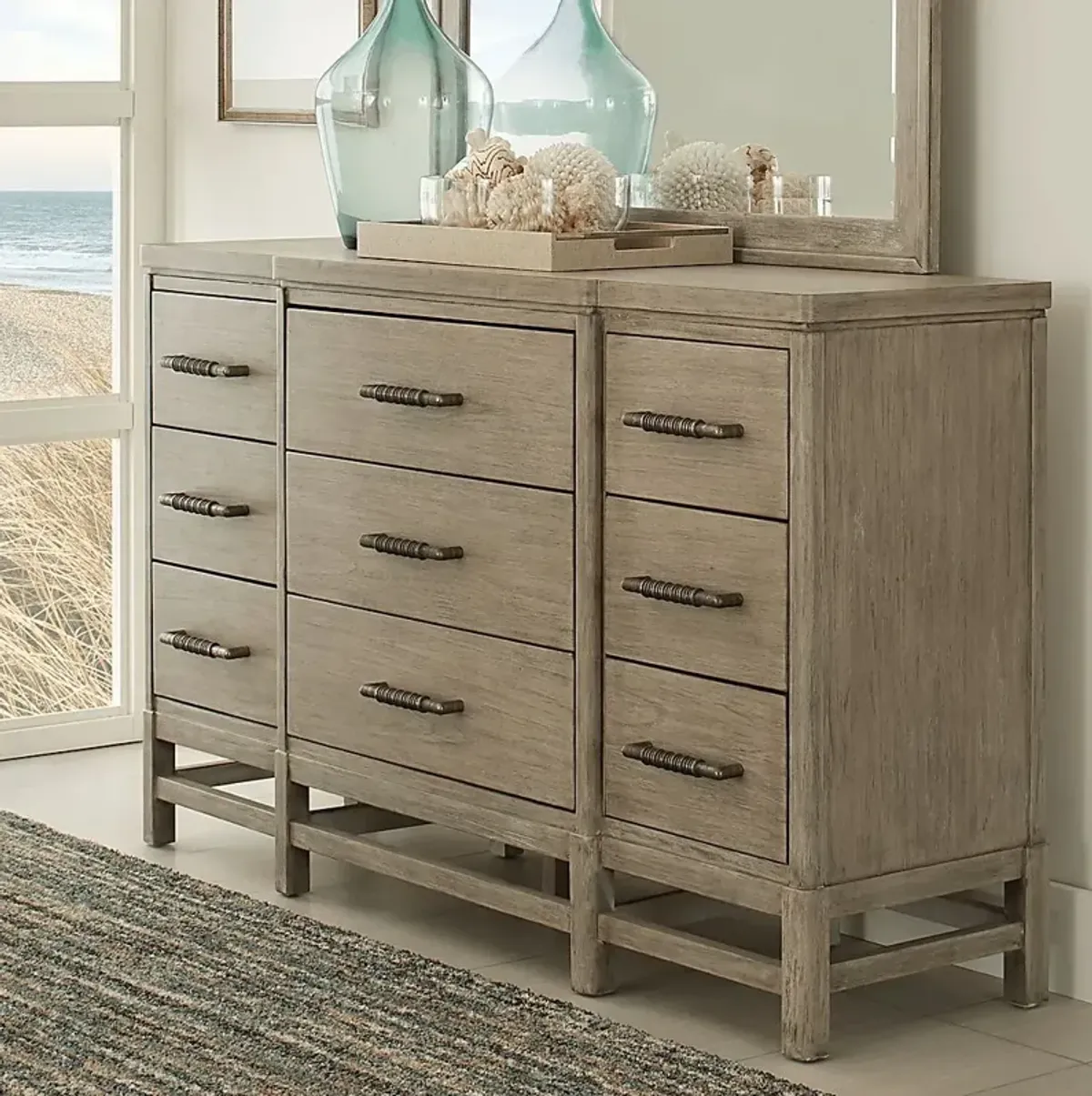 Golden Isles Gray Dresser