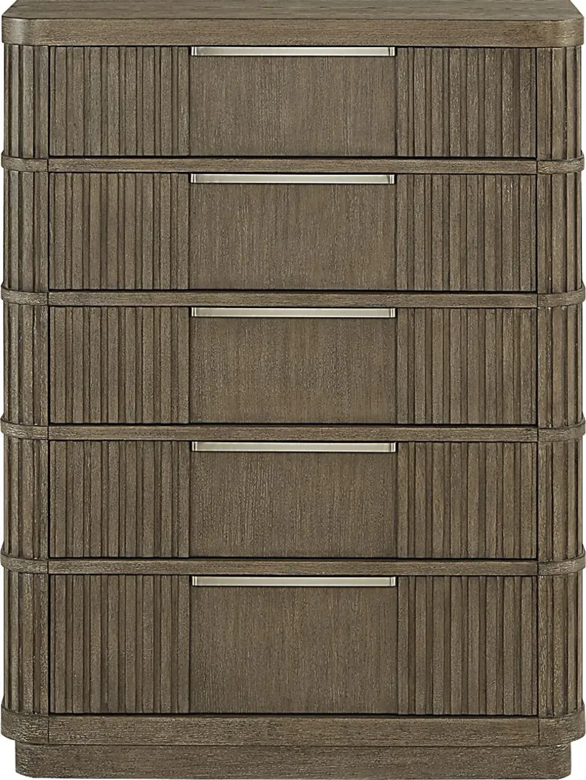 Sausalito Brown 5 Pc Queen Panel Bedroom