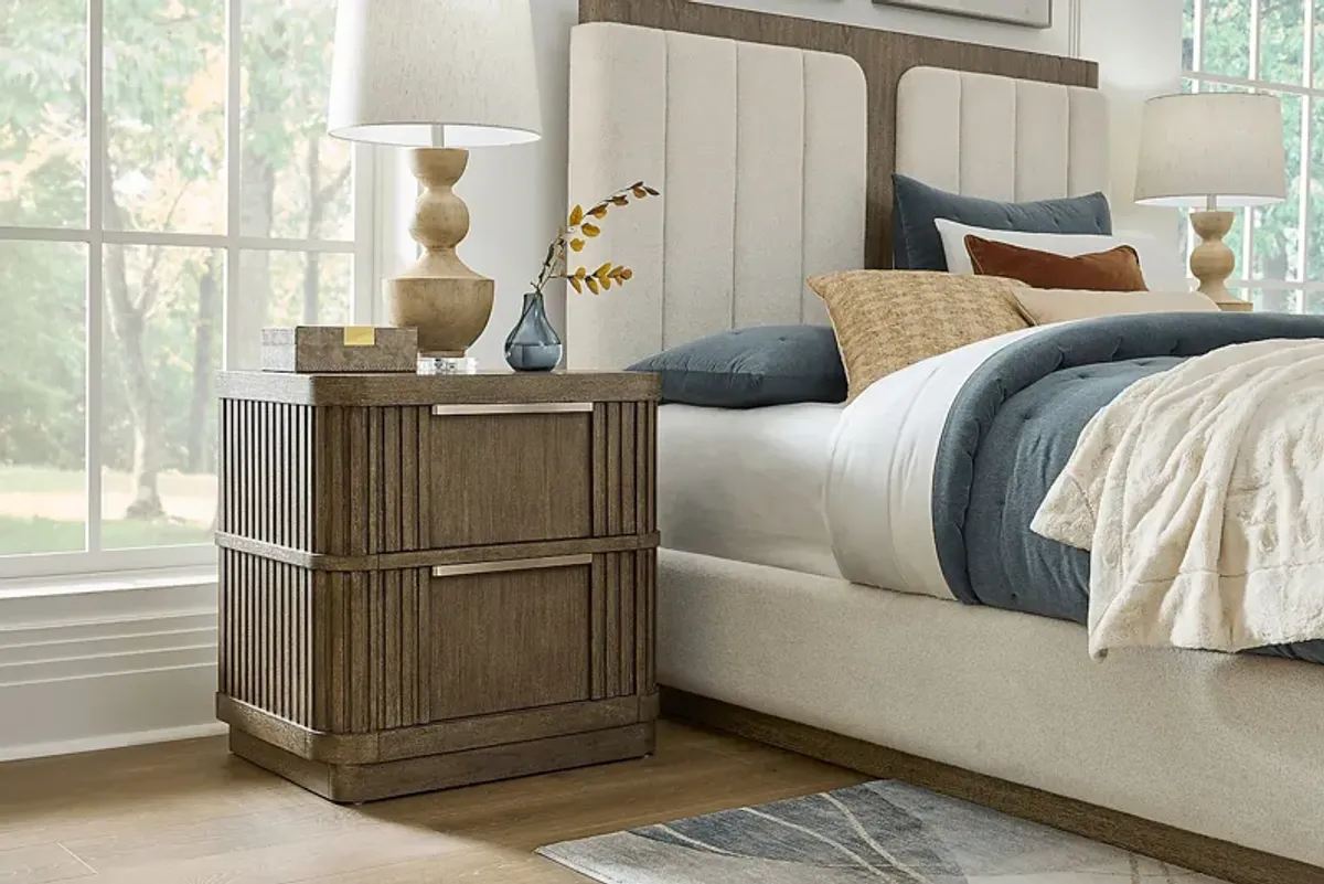 Sausalito Brown 5 Pc Queen Panel Bedroom