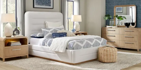 Canyon Sandstone 5 Pc Queen Upholstered Bedroom