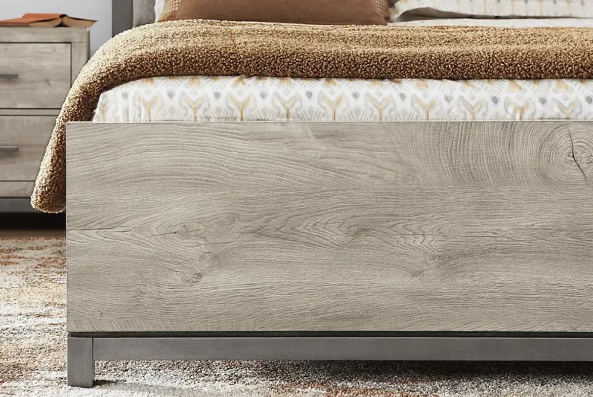 Maxton Place Gray 9 Pc Queen Bedroom