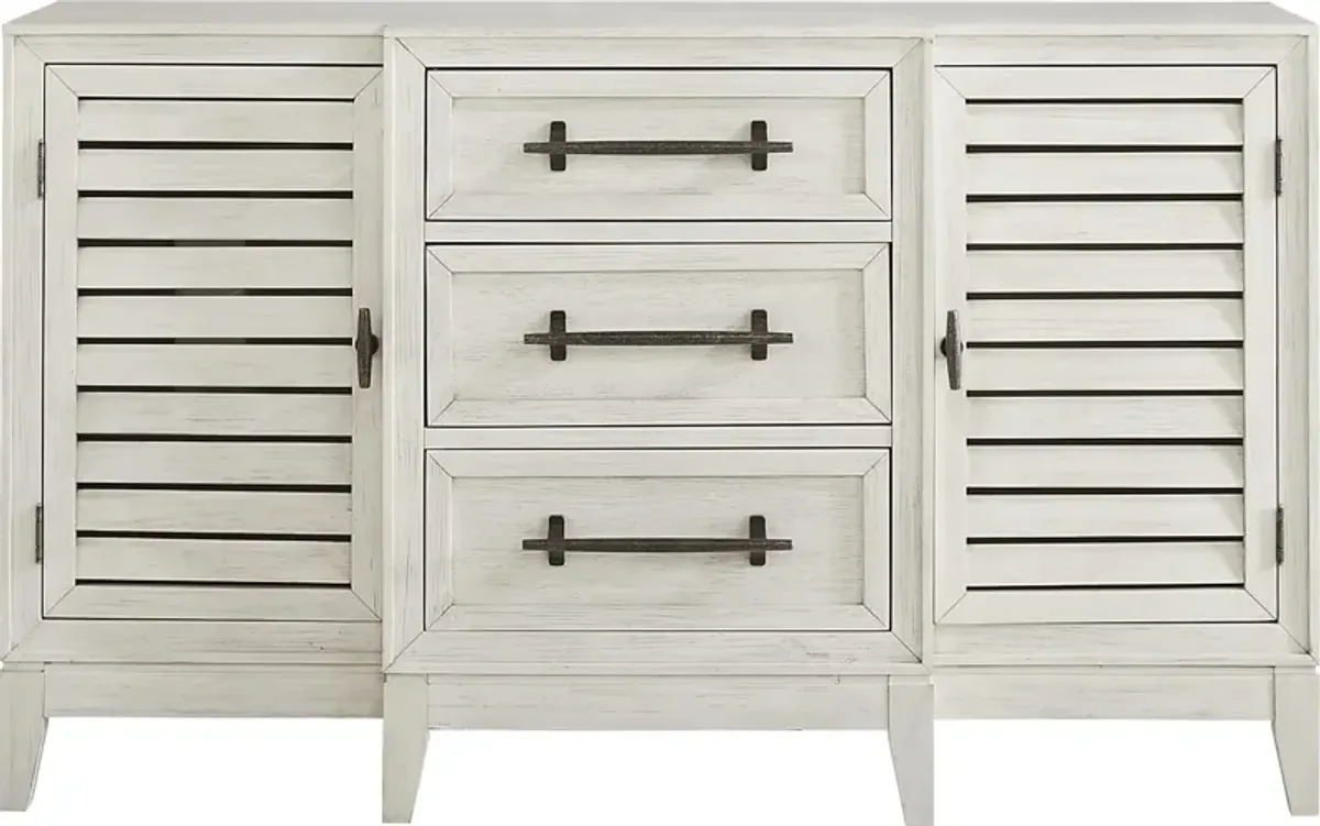 River Falls White Dresser