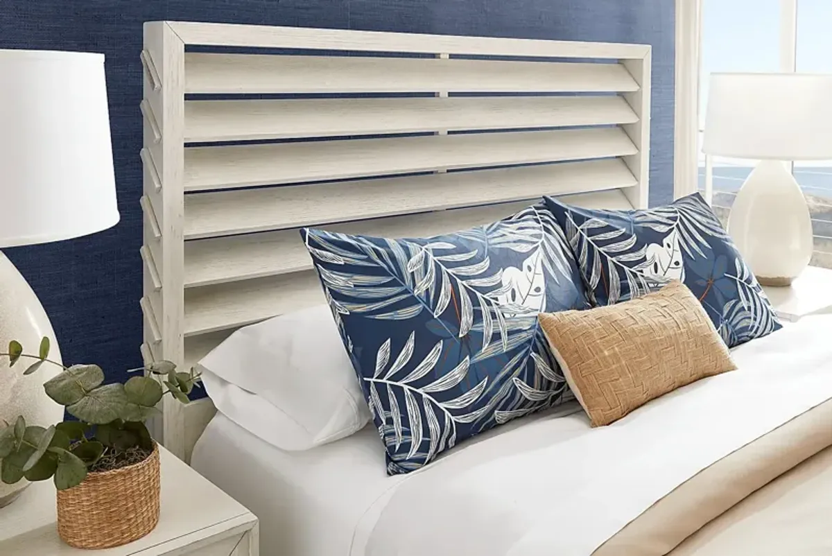 River Falls White 5 Pc Queen Slat Bedroom