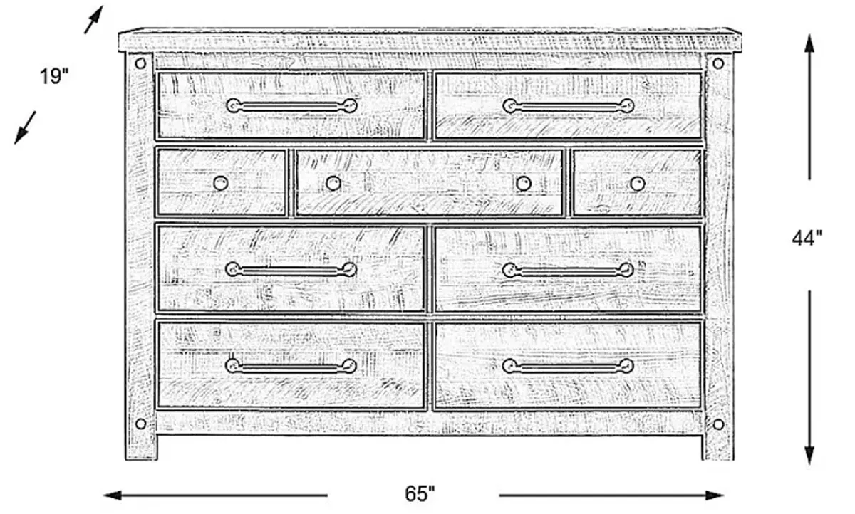 Bretten Crossing White Dresser