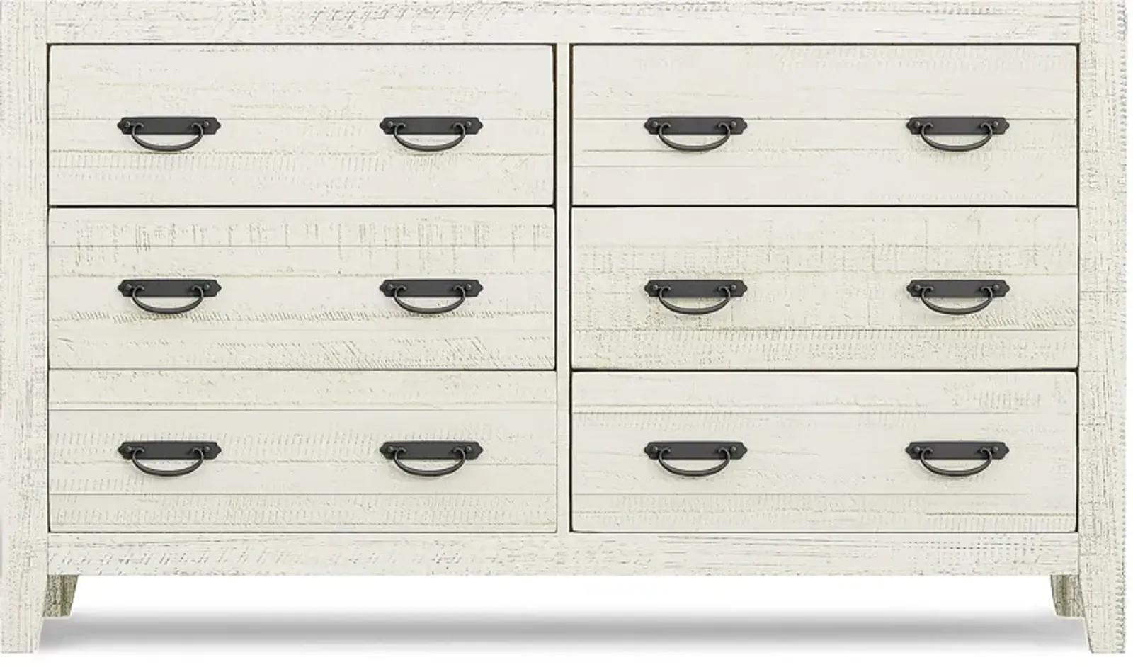 Palm Grove White Dresser