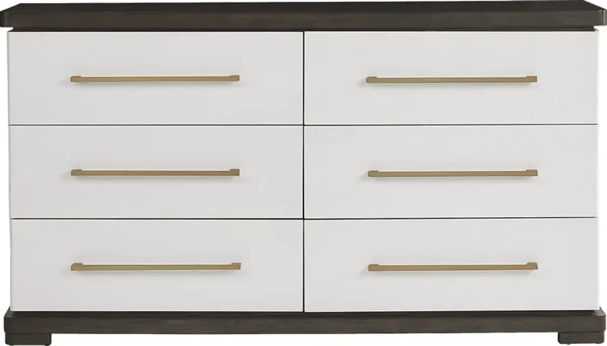 Elko Falls White 5 Pc Queen Panel Bedroom