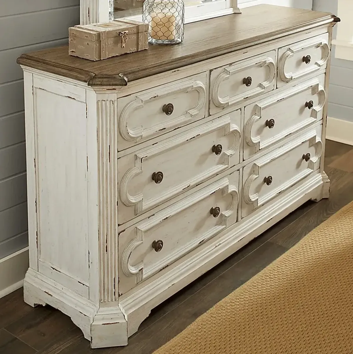 Lindenwood White Dresser