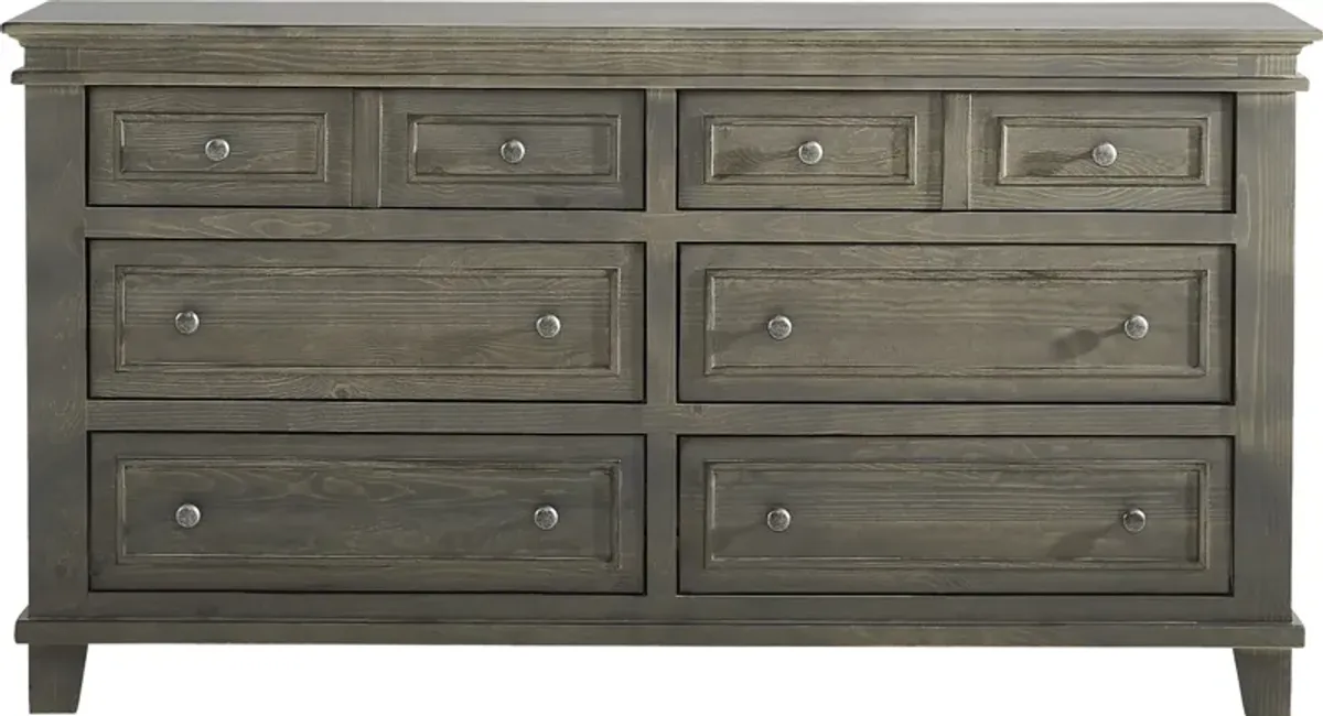 Darby Brook Dark Gray Dresser