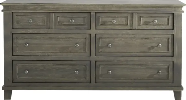 Darby Brook Dark Gray Dresser