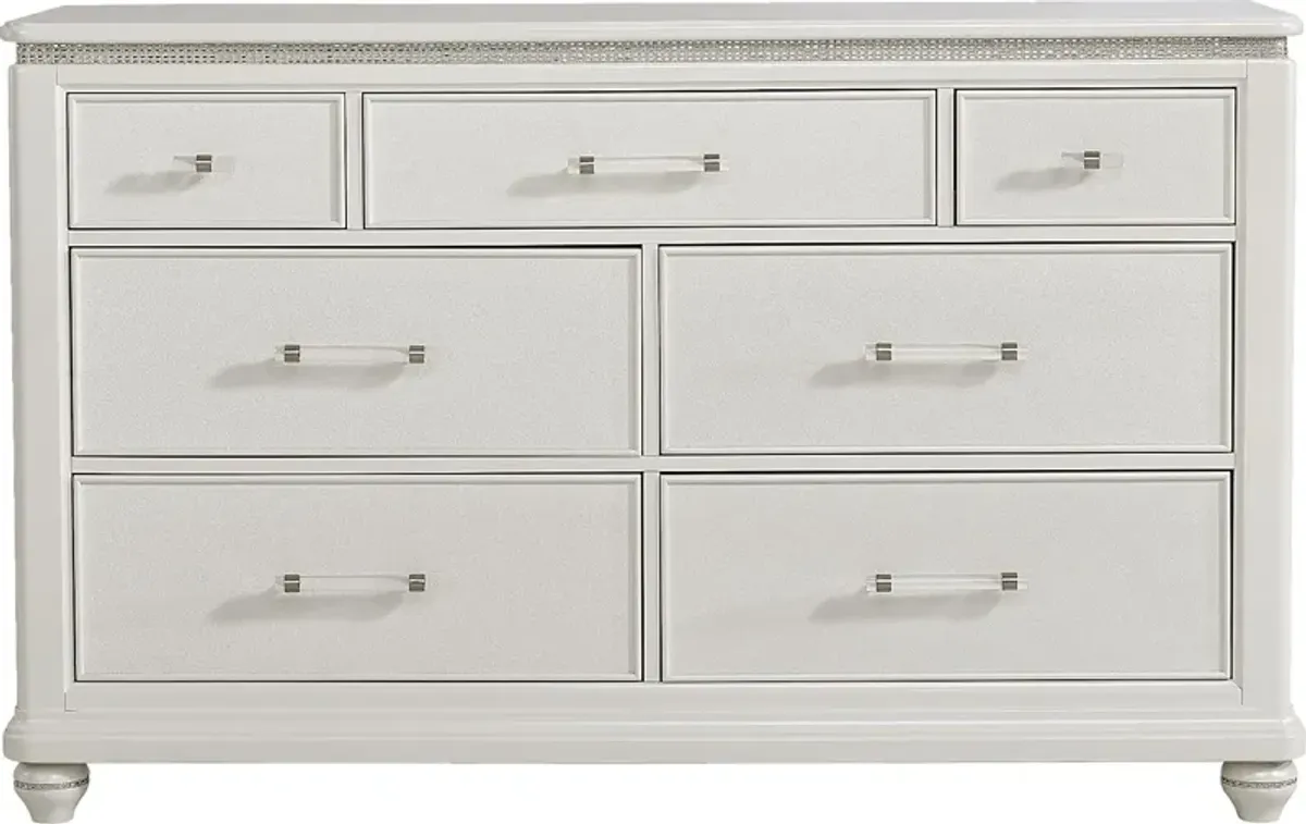 Starlet Lane White 5 Pc Queen Bedroom