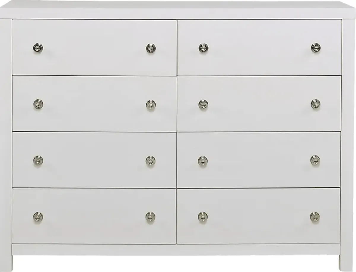 Barringer Place White Dresser