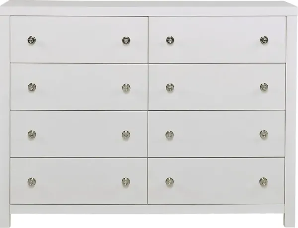 Barringer Place White Dresser