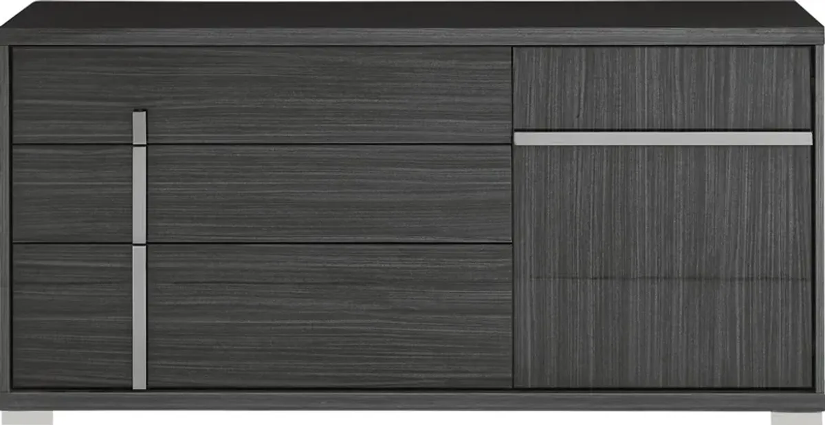 Luxe Point Black Dresser