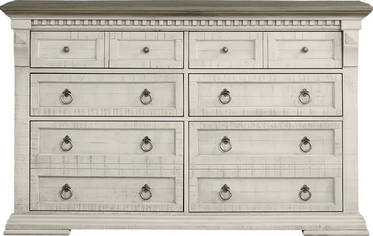 Crestwell Manor White Dresser