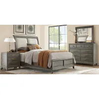 Kailey Park Charcoal 5 Pc King Sleigh Bedroom