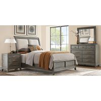 Kailey Park Charcoal 5 Pc King Sleigh Bedroom