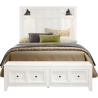 Owings Mill White 3 Pc Queen Storage Bed
